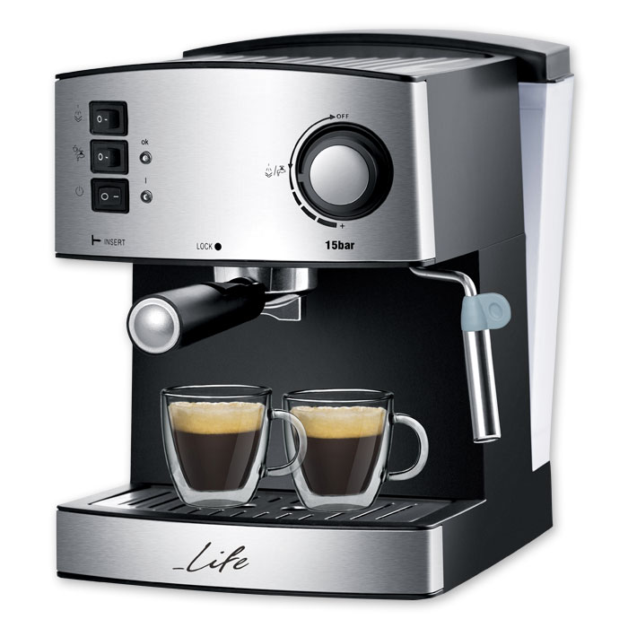 LIFE RISTRETTO 850W ESPRESSO MACHINE, 15 BAR (Mηχανή Espresso ) LIFE RISTRETTO 850W ESPRESSO MACHINE, 15 BAR (Mηχανή Espresso )