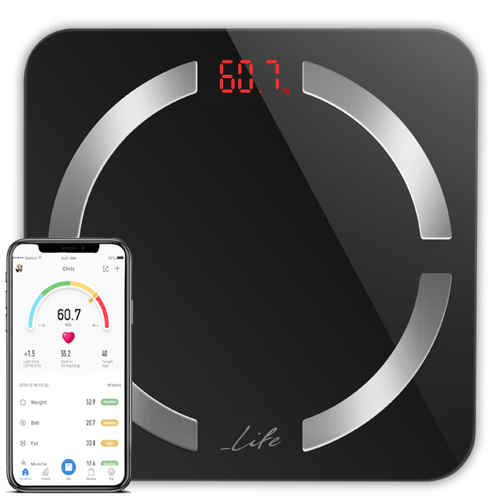 LIFE SMARTWEIGHT BT BLUETOOTH BATHROOM SCALE (Bluetooth ηλεκτρονική ζυγαριά μπάνιου με...) LIFE SMARTWEIGHT BT BLUETOOTH BATHROOM SCALE (Bluetooth ηλεκτρονική ζυγαριά μπάνιου με...)
