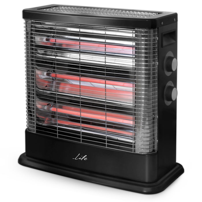 LIFE CALOR Quartz Heater 1200W, with top and front heating (Ηλεκτρική θερμάστρα χαλαζία 1200W, με θέ...) LIFE CALOR Quartz Heater 1200W, with top and front heating (Ηλεκτρική θερμάστρα χαλαζία 1200W, με θέ...)