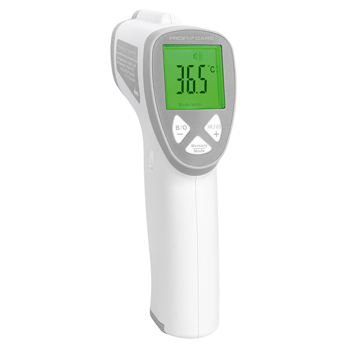 PC-FT 3094 Contactless forehead thermometer white/silver (Ψηφιακό θερμόμετρο υπερύθρων μετώπου, σε...) PC-FT 3094 Contactless forehead thermometer white/silver (Ψηφιακό θερμόμετρο υπερύθρων μετώπου, σε...)
