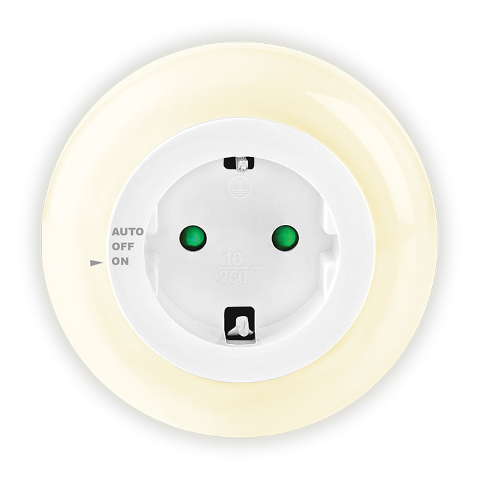 SONORA RING LIGHT PASS THROUGH NIGHT LIGHT  3 LEDS, SWITCH AND LIGHT SENSOR (  LED  pass through  ...)