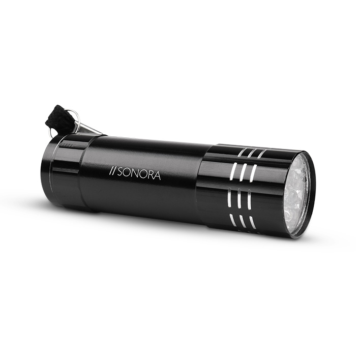 SONORA BLACK RAY 9 LEDS 30LUMENS FLASHLIGHT BLACK COLOR (Αλουμινένιος mini φακός LED 30 lm σε μαύ...) SONORA BLACK RAY 9 LEDS 30LUMENS FLASHLIGHT BLACK COLOR (Αλουμινένιος mini φακός LED 30 lm σε μαύ...)