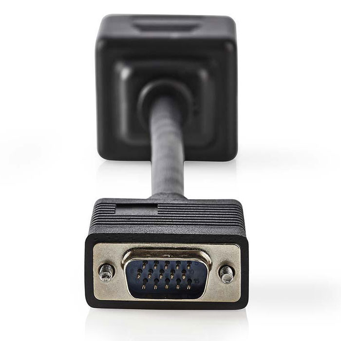 NEDIS CCGP59120BK02 VGA Cable, VGA Male - 2x VGA Female, 0.2 m, Black (Καλώδιο VGA αρσ) NEDIS CCGP59120BK02 VGA Cable, VGA Male - 2x VGA Female, 0.2 m, Black (Καλώδιο VGA αρσ)