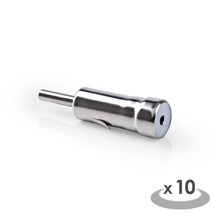 NEDIS CACO004ME Car Antenna Connector Car Antenna Male 10 pieces Metal (Adaptor κεραίας αυτοκινήτου, 10τεμάχια) NEDIS CACO004ME Car Antenna Connector Car Antenna Male 10 pieces Metal (Adaptor κεραίας αυτοκινήτου, 10τεμάχια)