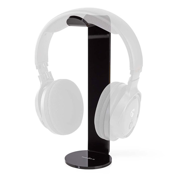 NEDIS HPST100BK Headphones Stand ABS 87 x 244mm Black (Βάση για headset με ύψος 244 mm, σε μαύρ...) NEDIS HPST100BK Headphones Stand ABS 87 x 244mm Black (Βάση για headset με ύψος 244 mm, σε μαύρ...)