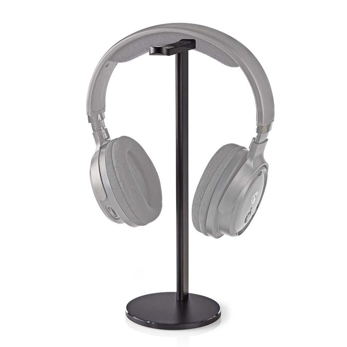 NEDIS HPST200BK Headphones Stand Aluminium Design 98 x 276mm Black (Βάση αλουμινίου για headset με ύψος 276 ...) NEDIS HPST200BK Headphones Stand Aluminium Design 98 x 276mm Black (Βάση αλουμινίου για headset με ύψος 276 ...)