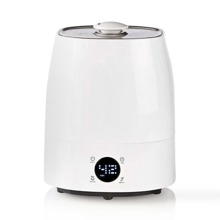 NEDIS HUMI120CWT Humidifier 5.5 L Hygrometer LED Screen Timer (Yγραντήρας υπερήχων με δοχείο 5,5L, ψηφι...) NEDIS HUMI120CWT Humidifier 5.5 L Hygrometer LED Screen Timer (Yγραντήρας υπερήχων με δοχείο 5,5L, ψηφι...)