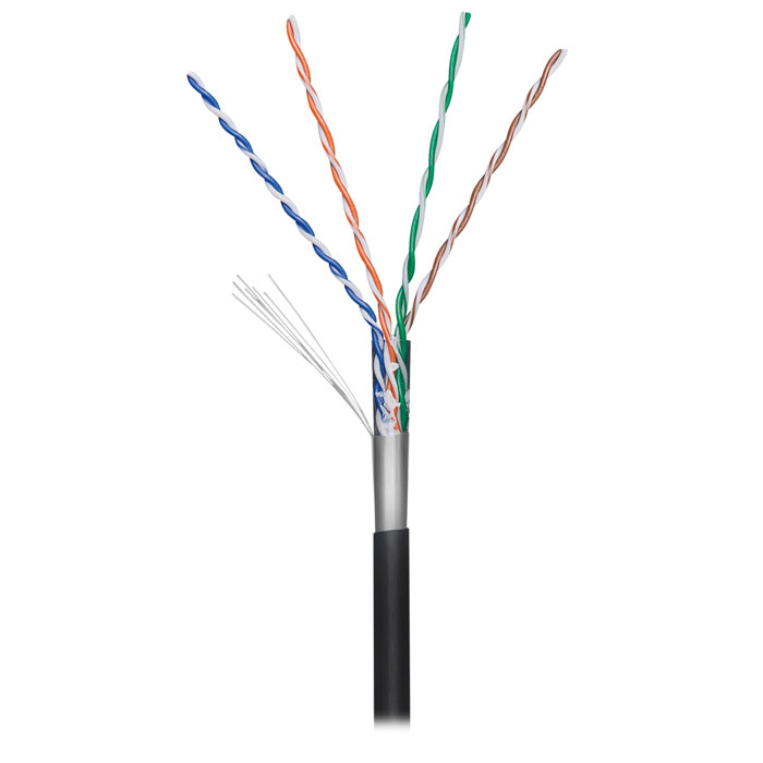 NEDIS CCBGOFTP5BK100 CAT5e F/UTP Network Cable Solid - 100m Black (Καλώδιο δικτύου CAT 5e, F/UTP, σε κουλού...) NEDIS CCBGOFTP5BK100 CAT5e F/UTP Network Cable Solid - 100m Black (Καλώδιο δικτύου CAT 5e, F/UTP, σε κουλού...)