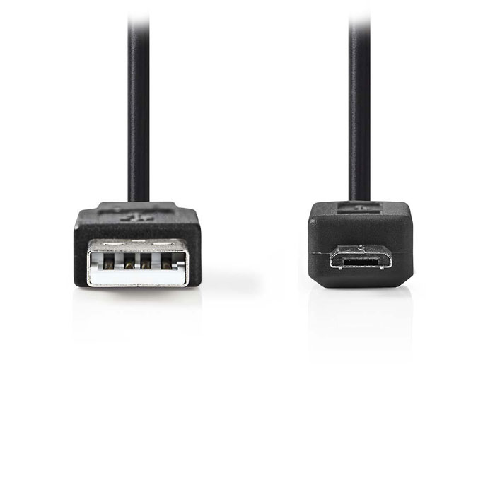 NEDIS CCGT60500BK10  USB High-Speed  . - micro B USB ., 1.00m. ( USB High-Speed  )