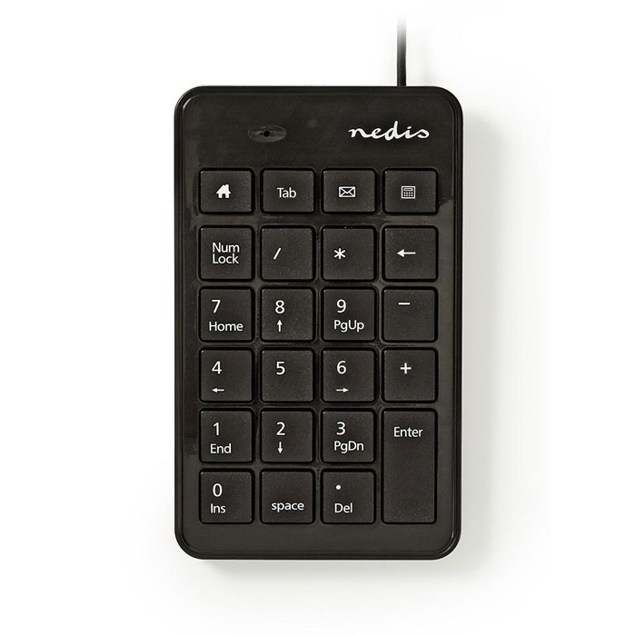 NEDIS KBNM100BK Wired Numeric Keypad USB Black (  ,  ...)