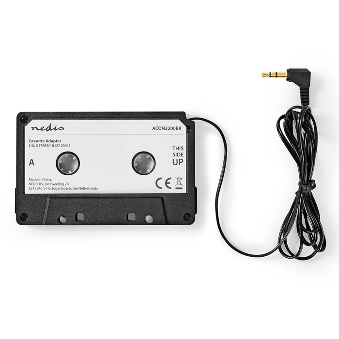NEDIS ACON2200BK Cassette Adapter 3.5 mm Male Black (Αντάπτορας κασέτας) NEDIS ACON2200BK Cassette Adapter 3.5 mm Male Black (Αντάπτορας κασέτας)