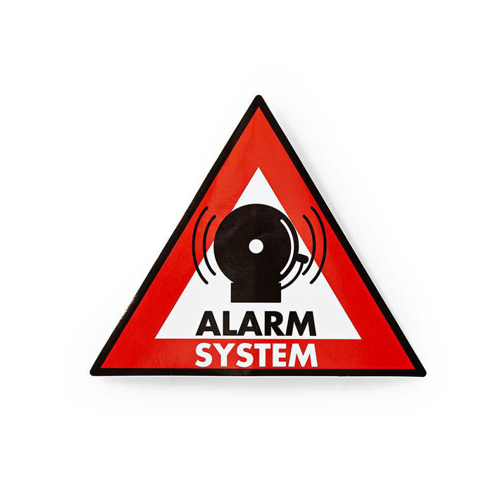 NEDIS STCKWA105 Warning Sticker Alarm System symbol Set of 5 pieces (Προειδοποιητικό αυτοκόλλητο συναγερμού, ...) NEDIS STCKWA105 Warning Sticker Alarm System symbol Set of 5 pieces (Προειδοποιητικό αυτοκόλλητο συναγερμού, ...)