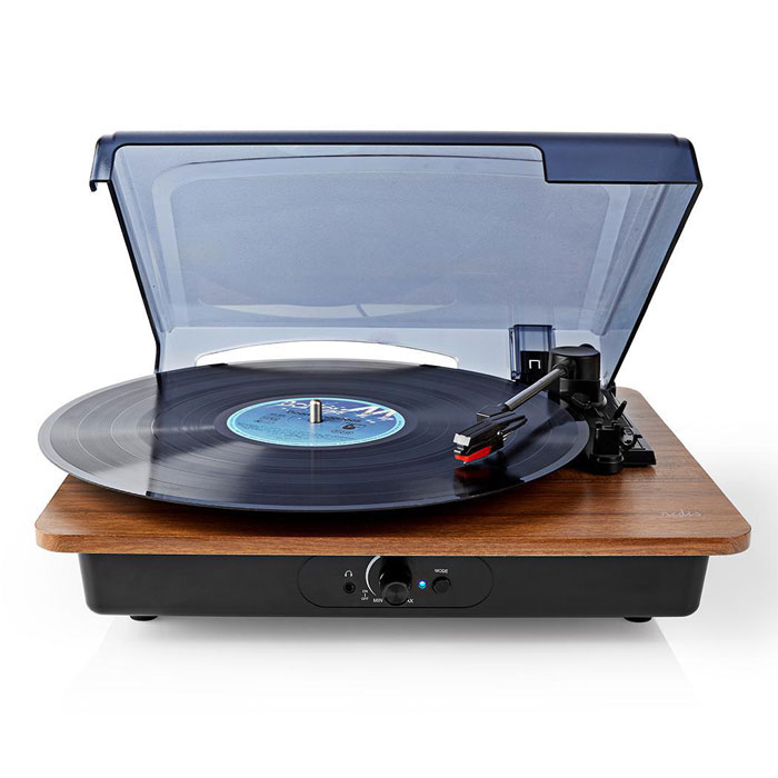 NEDIS TURN200BN Turntable 9 W Bluetooth Automatic turn off Dust Cover Brown (Πικάπ με Bluetooth και καπάκι, 9W) NEDIS TURN200BN Turntable 9 W Bluetooth Automatic turn off Dust Cover Brown (Πικάπ με Bluetooth και καπάκι, 9W)