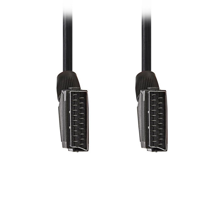 NEDIS CVGT31000BK50 SCART Cable SCART Male - SCART Male 5.0m Black (Καλώδιο Scart αρσ) NEDIS CVGT31000BK50 SCART Cable SCART Male - SCART Male 5.0m Black (Καλώδιο Scart αρσ)