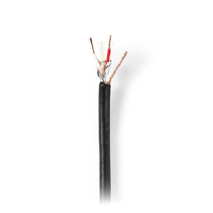 NEDIS CABR1525BK1000 Microphone Cable 2x 0.25 mm2 100 m Reel Black (Καλώδιο μικροφώνου 2 x 0,25mm² σε κουλού...) NEDIS CABR1525BK1000 Microphone Cable 2x 0.25 mm2 100 m Reel Black (Καλώδιο μικροφώνου 2 x 0,25mm² σε κουλού...)