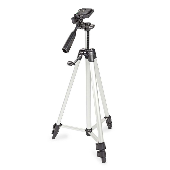 NEDIS TPOD2200GY Tripod Pan & Tilt Max 3 kg 127 cm Black/Silver (Τρίποδο αλουμινίου με max ύψος 127 cm γι...) NEDIS TPOD2200GY Tripod Pan & Tilt Max 3 kg 127 cm Black/Silver (Τρίποδο αλουμινίου με max ύψος 127 cm γι...)