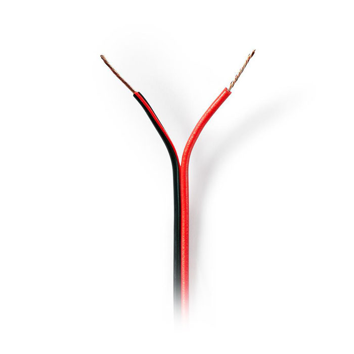 NEDIS CAGW0500BK1000 Speaker Cable 2x 0.50 mm2 100 m Wrap Black/Red (Καλώδιο ηχείων 2x 0,50 mm² σε κουλούρα 1...) NEDIS CAGW0500BK1000 Speaker Cable 2x 0.50 mm2 100 m Wrap Black/Red (Καλώδιο ηχείων 2x 0,50 mm² σε κουλούρα 1...)