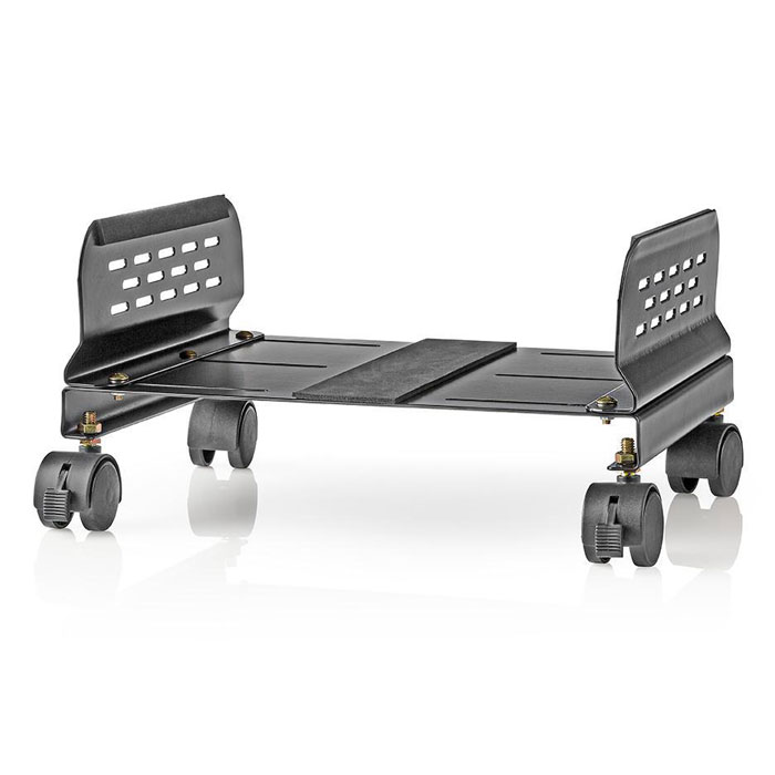 NEDIS ERGOCSTD200BK Computer Trolley Adjustable Width 4 Caster Wheels Black (Εργονομική βάση στήριξης κεντρικής μονάδ...) NEDIS ERGOCSTD200BK Computer Trolley Adjustable Width 4 Caster Wheels Black (Εργονομική βάση στήριξης κεντρικής μονάδ...)