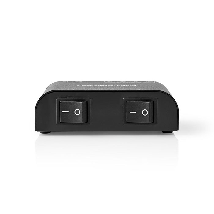 NEDIS ASWI2602BK Speaker Control Box 2-Way Terminal Clamp Black (Συσκευή για σύνδεση 2 σετ ηχείων 4-16 Ω,...) NEDIS ASWI2602BK Speaker Control Box 2-Way Terminal Clamp Black (Συσκευή για σύνδεση 2 σετ ηχείων 4-16 Ω,...)