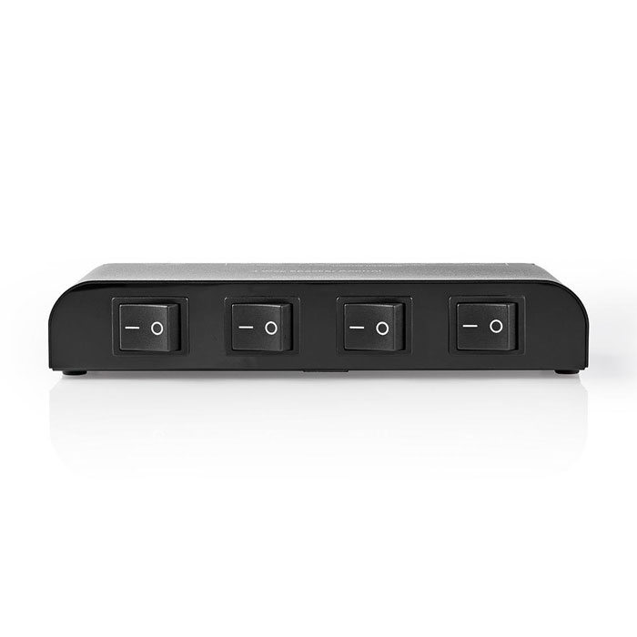 NEDIS ASWI2604BK Speaker Control Box 4-Way Terminal Clamp Black (Συσκευή για σύνδεση 4 σετ ηχείων 4-16 Ω,...) NEDIS ASWI2604BK Speaker Control Box 4-Way Terminal Clamp Black (Συσκευή για σύνδεση 4 σετ ηχείων 4-16 Ω,...)