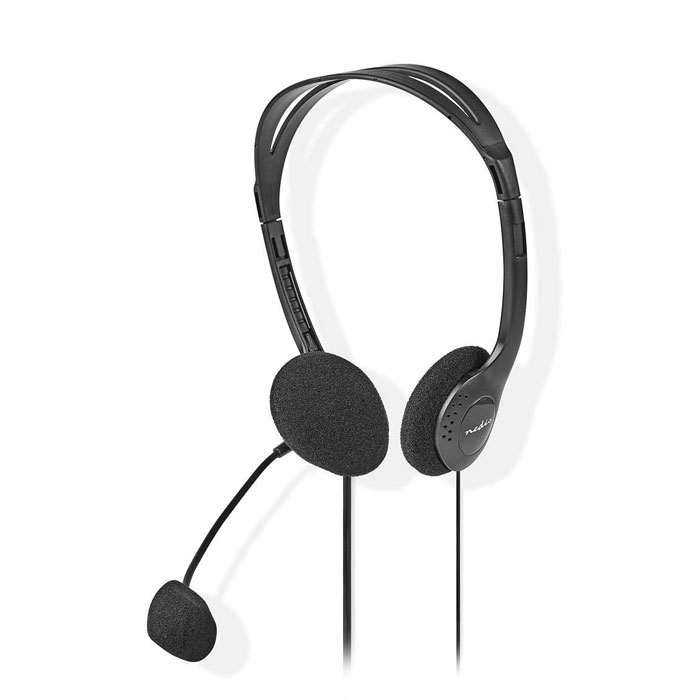 NEDIS CHST100BK PC Headset On-Ear 2x 3.5 mm Connectors 2.0 m Black (Στερεοφωνικό on-ear headset, με σύνδεση ...) NEDIS CHST100BK PC Headset On-Ear 2x 3.5 mm Connectors 2.0 m Black (Στερεοφωνικό on-ear headset, με σύνδεση ...)
