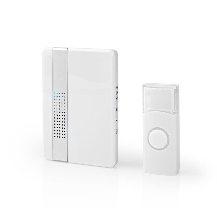 NEDIS DOORB223CWT Wireless Doorbell Set Mains Powered 36 Melodies (Ασύρματο κουδούνι με LED ένδειξη και δυν...) NEDIS DOORB223CWT Wireless Doorbell Set Mains Powered 36 Melodies (Ασύρματο κουδούνι με LED ένδειξη και δυν...)