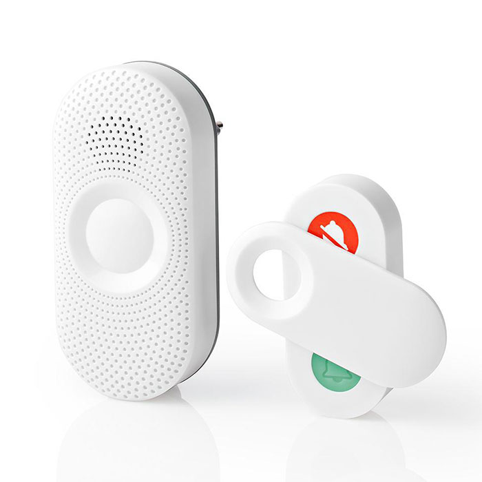 NEDIS DOORB230CWT Wireless Doorbell Set Mains Powered 36 Melodies (Ασύρματο σετ κουδουνιού με ενσωματωμένη ...) NEDIS DOORB230CWT Wireless Doorbell Set Mains Powered 36 Melodies (Ασύρματο σετ κουδουνιού με ενσωματωμένη ...)