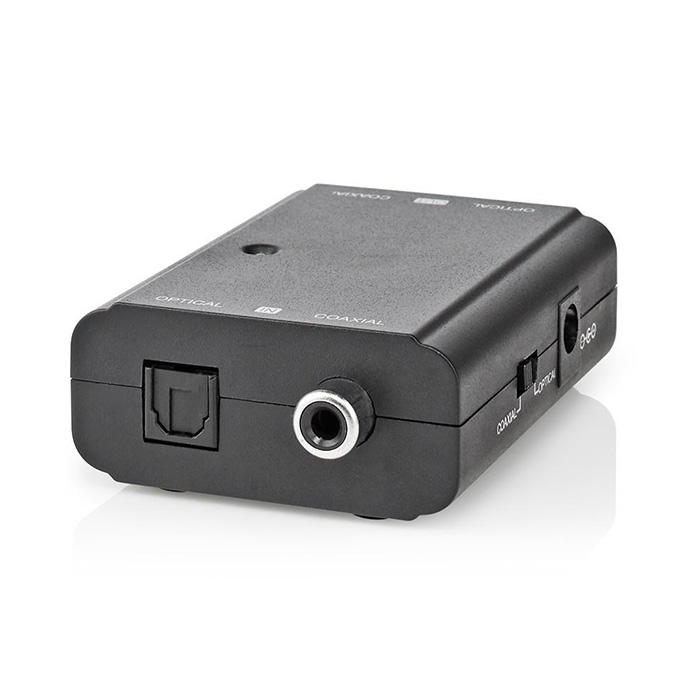 NEDIS ACON2507BK Digital Audio Converter 2-way Connection output:1xS/PDIF (RCA) (Αμφίδρομος ψηφιακός μετατροπέας ήχου από...) NEDIS ACON2507BK Digital Audio Converter 2-way Connection output:1xS/PDIF (RCA) (Αμφίδρομος ψηφιακός μετατροπέας ήχου από...)