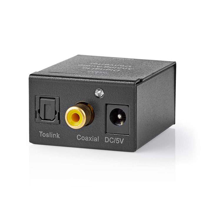 NEDIS ACON2510BK Digital Audio Converter 1-way Connection input: 1x Digital RCA (Ψηφιακός μετατροπέας ήχου από TosLink θη...) NEDIS ACON2510BK Digital Audio Converter 1-way Connection input: 1x Digital RCA (Ψηφιακός μετατροπέας ήχου από TosLink θη...)