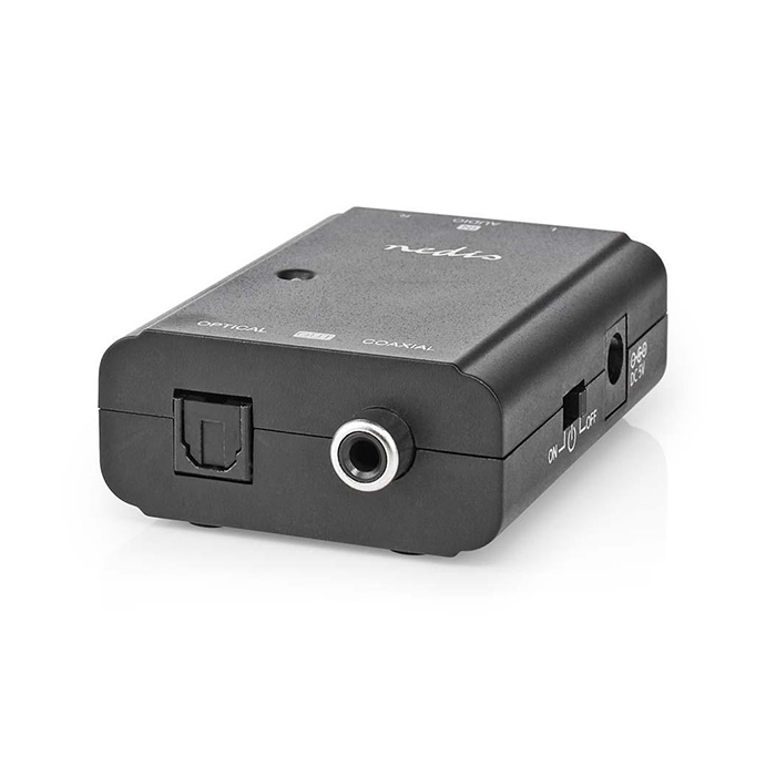 NEDIS ACON2508BK 1-way Connection input: 2x RCA Male Connection output: 1xS/PDIF (Ψηφιακός μετατροπέας ήχου από 2x RCA αρσ) NEDIS ACON2508BK 1-way Connection input: 2x RCA Male Connection output: 1xS/PDIF (Ψηφιακός μετατροπέας ήχου από 2x RCA αρσ)