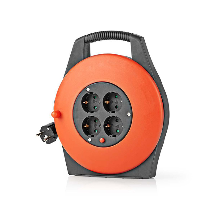 NEDIS PECCR10 CABLE REEL PLUG WITH EARTH CONTACT 10.0m 3200W BLACK / ORANGE (Μπαλαντέζα (στροφείο καλωδίου 3x15mm²), ...) NEDIS PECCR10 CABLE REEL PLUG WITH EARTH CONTACT 10.0m 3200W BLACK / ORANGE (Μπαλαντέζα (στροφείο καλωδίου 3x15mm²), ...)