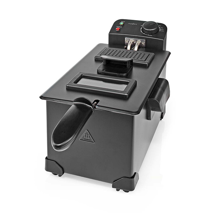 NEDIS KADF302FBK OIL FRYER CAPACITY:3l 2200W (Ανοξείδωτη φριτέζα 3L με παράθυρο, 2200W...) NEDIS KADF302FBK OIL FRYER CAPACITY:3l 2200W (Ανοξείδωτη φριτέζα 3L με παράθυρο, 2200W...)