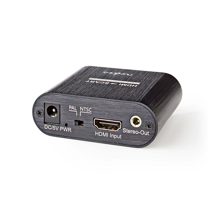 NEDIS VCON3459AT HDMI CONVERTER HDMI INPUT-SCART FEMALE METAL ANTHRACITE (Μετατροπέας HDMI σε SCART) NEDIS VCON3459AT HDMI CONVERTER HDMI INPUT-SCART FEMALE METAL ANTHRACITE (Μετατροπέας HDMI σε SCART)