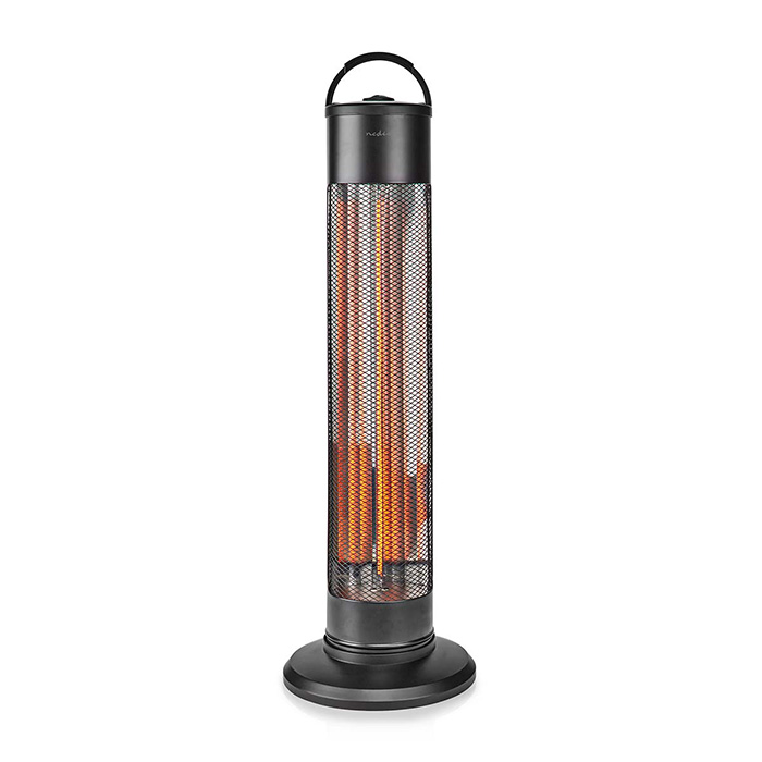 NEDIS HTPA20EBK PATIO HEATER 1200W IP24 BLACK (Επιδαπέδια ηλεκτρική θερμάστρα με carbon...) NEDIS HTPA20EBK PATIO HEATER 1200W IP24 BLACK (Επιδαπέδια ηλεκτρική θερμάστρα με carbon...)