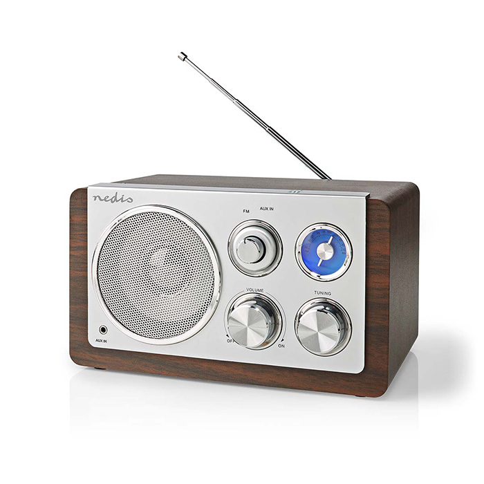 NEDIS RDFM5110BN FM RADIO TABLE DESIGN 15W BROWN/SILVER (Επιτραπέζιο αναλογικό ραδιόφωνο FM, σε ρ...) NEDIS RDFM5110BN FM RADIO TABLE DESIGN 15W BROWN/SILVER (Επιτραπέζιο αναλογικό ραδιόφωνο FM, σε ρ...)