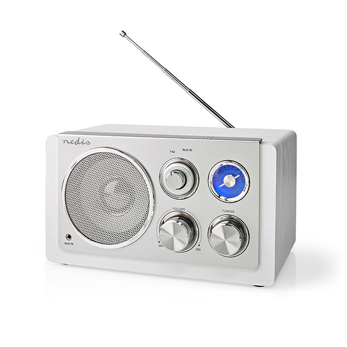 NEDIS RDFM5110WT FM RADIO TABLE DESIGN 15W SILVER/WHITE (Επιτραπέζιο αναλογικό ραδιόφωνο FM, σε ρ...) NEDIS RDFM5110WT FM RADIO TABLE DESIGN 15W SILVER/WHITE (Επιτραπέζιο αναλογικό ραδιόφωνο FM, σε ρ...)