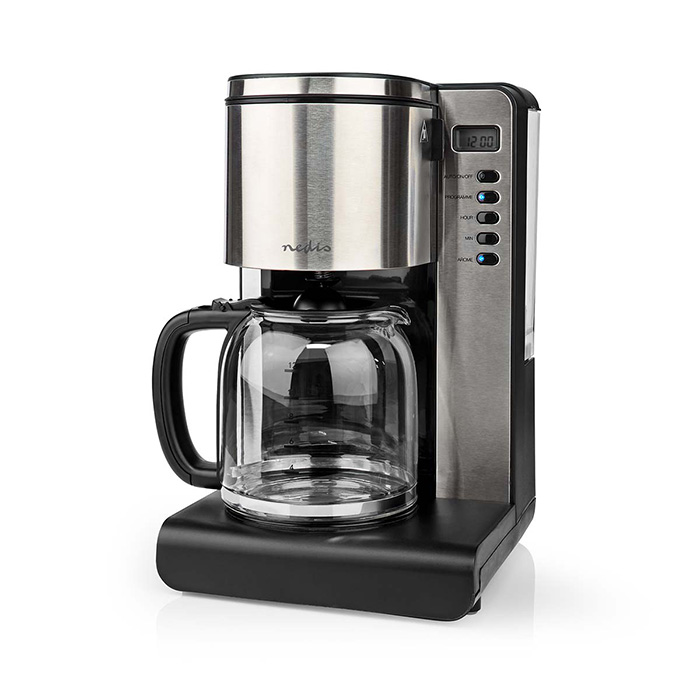 NEDIS KACM280EAL COFFEE MAKER CAPACITY 1.5L ALUMINIUM / BLACK (Προγραμματιζόμενη καφετιέρα φίλτρου 15L,...) NEDIS KACM280EAL COFFEE MAKER CAPACITY 1.5L ALUMINIUM / BLACK (Προγραμματιζόμενη καφετιέρα φίλτρου 15L,...)