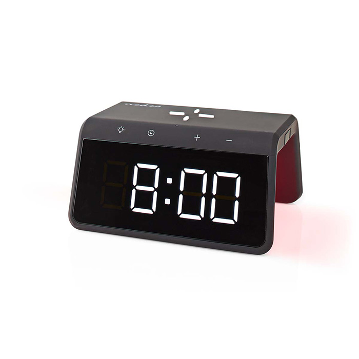 NEDIS WCACQ30BK ALARM CLOCK WITH WIRELESS CHARGING AND NIGHT LIGHT 5 / 7.5 / 10 / 15W (Aσύρματος Qi ταχυφόρτιστης κινητού & επι. NEDIS WCACQ30BK ALARM CLOCK WITH WIRELESS CHARGING AND NIGHT LIGHT 5 / 7.5 / 10 / 15W (Aσύρματος Qi ταχυφόρτιστης κινητού & επι.
