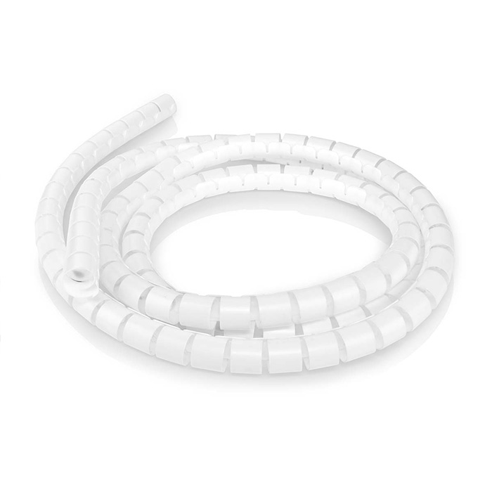 NEDIS CMSW1922WT200 CABLE MANAGEMENT SLEEVE 2.00m MAX. CABLE THICKNESS: 22mm WHITE (Σπιράλ σωλήνας διαχείρισης καλωδίων με δ...) NEDIS CMSW1922WT200 CABLE MANAGEMENT SLEEVE 2.00m MAX. CABLE THICKNESS: 22mm WHITE (Σπιράλ σωλήνας διαχείρισης καλωδίων με δ...)