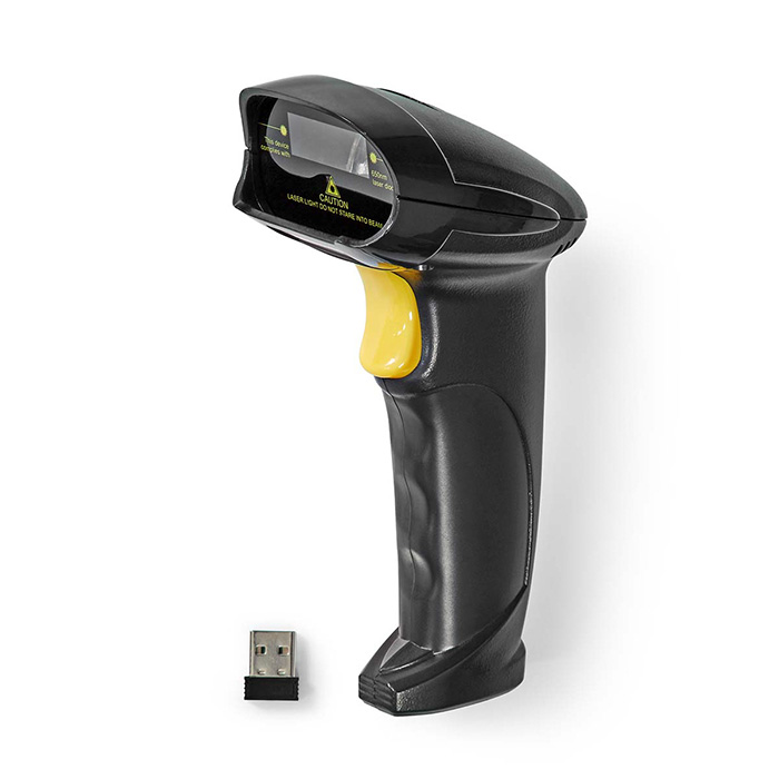 NEDIS BSCNW1D100BK BARCODE SCANNER LASER WIRELESS 1D LINEAR (Ασύρματος σαρωτής barcode USB υψηλής ακρ...) NEDIS BSCNW1D100BK BARCODE SCANNER LASER WIRELESS 1D LINEAR (Ασύρματος σαρωτής barcode USB υψηλής ακρ...)