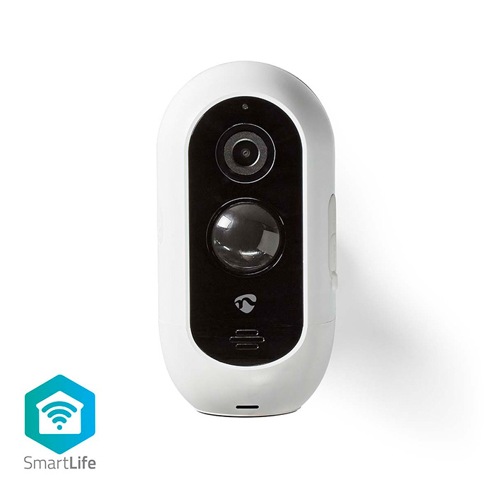 NEDIS WIFICBO30WT SMARTLIFE OUTDOOR CAMERA 1920x1080 WITH MOTION SENSOR 5VDC WHITE (WiFi επαναφορτιζόμενη IP κάμερα Full HD ...) NEDIS WIFICBO30WT SMARTLIFE OUTDOOR CAMERA 1920x1080 WITH MOTION SENSOR 5VDC WHITE (WiFi επαναφορτιζόμενη IP κάμερα Full HD ...)