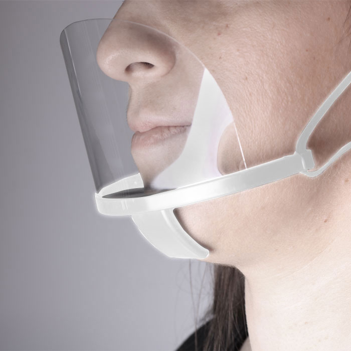 WHITE PLASTIC MULTI-PURPOSE FACE MASK (Διάφανη πλαστική προστατευτική μάσκα προ...) WHITE PLASTIC MULTI-PURPOSE FACE MASK (Διάφανη πλαστική προστατευτική μάσκα προ...)
