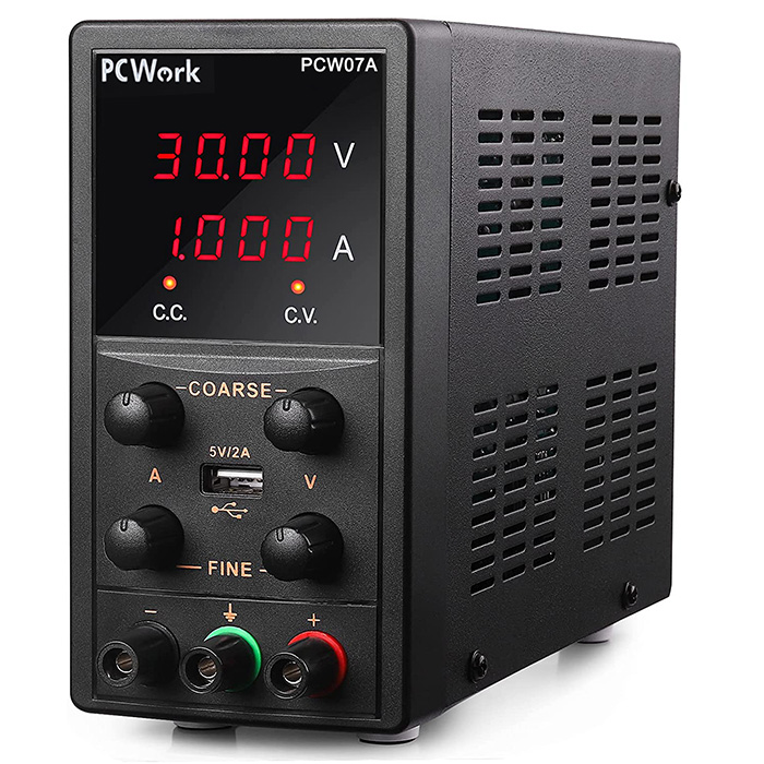 PCWork PCW07A High-Quality Laboratory Power Supply 5A, 30V (Τροφοδοτικό εργαστηρίου 0-30 V / 0-5 A) PCWork PCW07A High-Quality Laboratory Power Supply 5A, 30V (Τροφοδοτικό εργαστηρίου 0-30 V / 0-5 A)