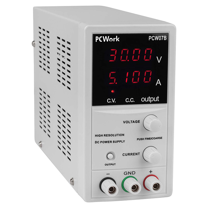 PCWork PCW07B DC POWER SUPPLY 220VAC/50Hz (Τροφοδοτικό εργαστηρίου DC, 0-50 V / 0-3...) PCWork PCW07B DC POWER SUPPLY 220VAC/50Hz (Τροφοδοτικό εργαστηρίου DC, 0-50 V / 0-3...)