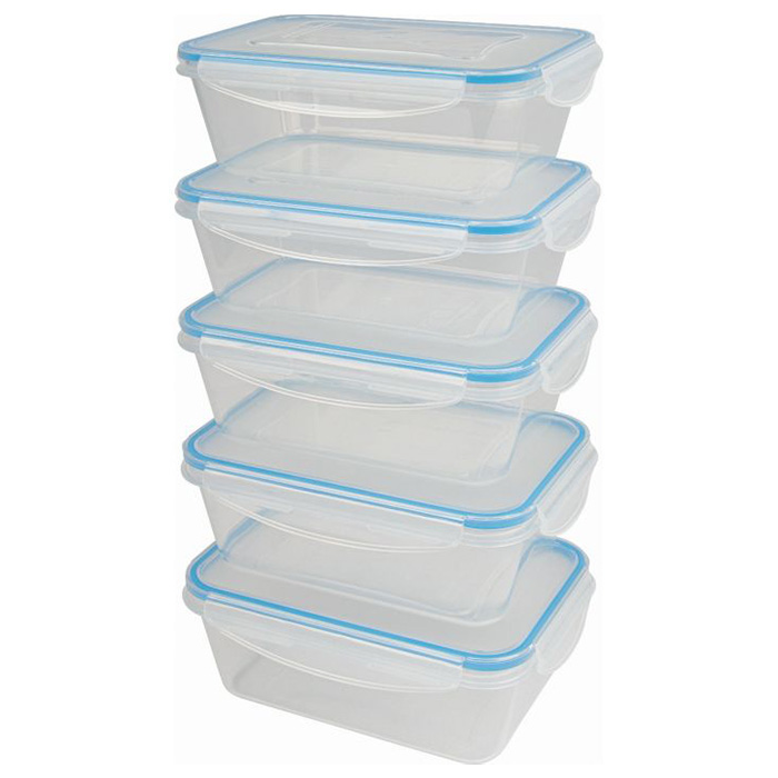C-FHD 4007 K SET OF 5 PLASTIC FRESH FOOD CONTAINERS (Σετ πλαστικών δοχείων αποθήκευσης τροφίμ...) C-FHD 4007 K SET OF 5 PLASTIC FRESH FOOD CONTAINERS (Σετ πλαστικών δοχείων αποθήκευσης τροφίμ...)