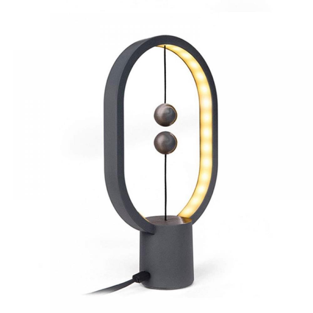 Allocacoc HENG Balance Lamp Ellipse Plastic Mini Dark Grey |      (2511)