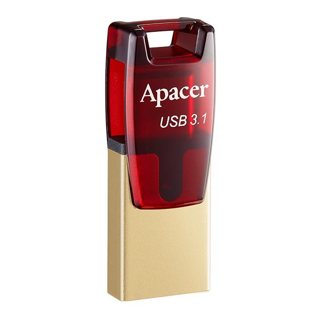 USB 3.1 Gen & Type-C Dual Flash Drive AH180 64GB Red RP (4712389913227) USB 3.1 Gen & Type-C Dual Flash Drive AH180 64GB Red RP (4712389913227)