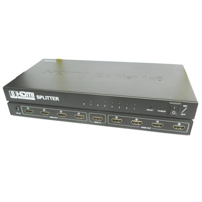 HDMI Splitter 8 Port 3d Aculine SPL-003 HDMI Splitter 8 Port 3d Aculine SPL-003