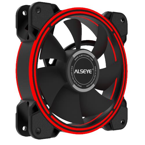 Case Cooler 12cm Red Alseye HALO 4.0 (4897059872919)