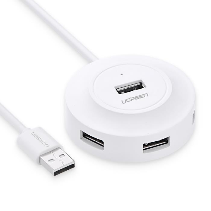 Hub USB 2.0 UGREEN CR106 White 20270